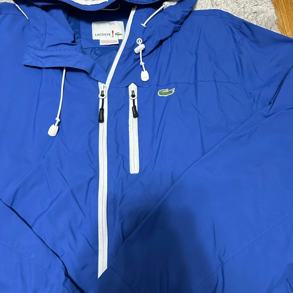 Vintage Lacoste Women’s Blue Windbreaker Jacket - Picture 2 of 4